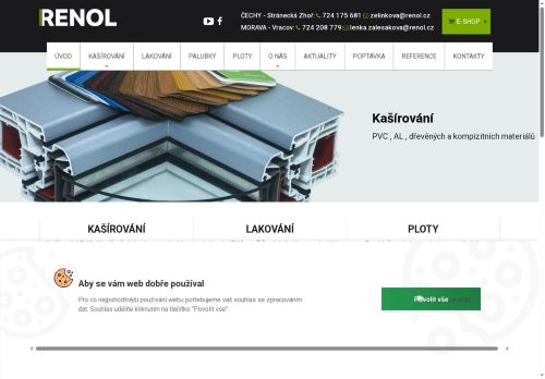 Zobrazit webové stránky Renol