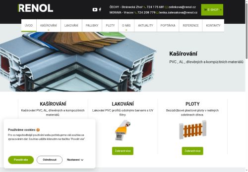 Zobrazit webové stránky Renol