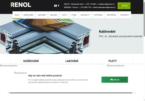 Zobrazit webové stránky Renol