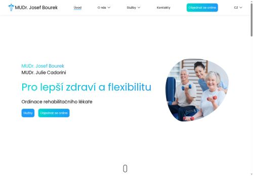 Zobrazit webové stránky Ordinace rehabilitačního lékaře - MUDr. Josef Bourek