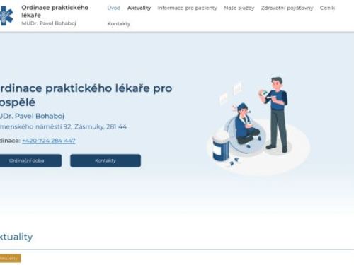 Praktický lékař pro dospělé - MUDr. Pavel Bohaboj