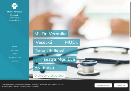 Zobrazit webové stránky Praktický lékař pro dospělé - MUDr. Veronika Vesecká