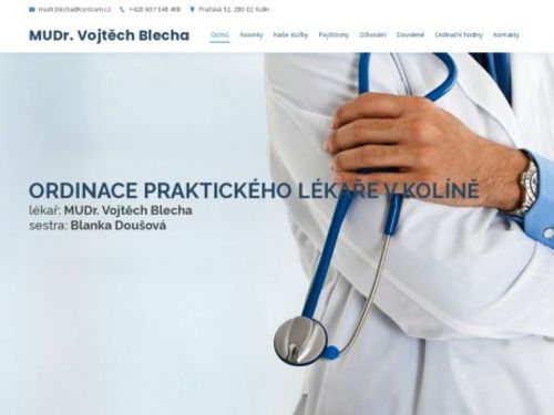 Praktický lékař pro dospělé - MUDr. Vojtěch Blecha