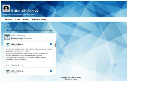 Zobrazit webové stránky Gynekologie - MUDr. Jiří Šedivý