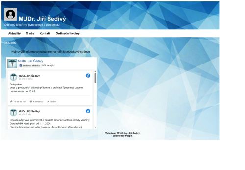 Zobrazit webové stránky Gynekologie - MUDr. Jiří Šedivý