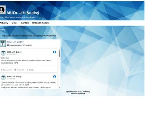 Gynekologie - MUDr. Jiří Šedivý
