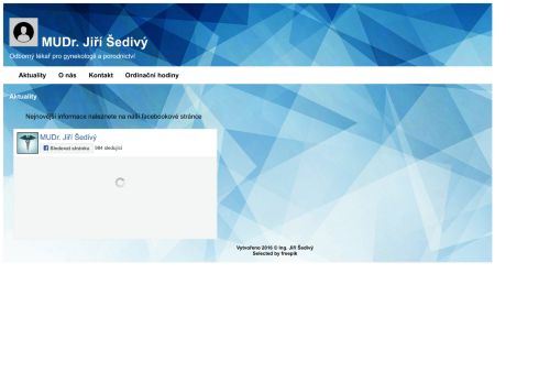 Zobrazit webové stránky Gynekologie - MUDr. Jiří Šedivý