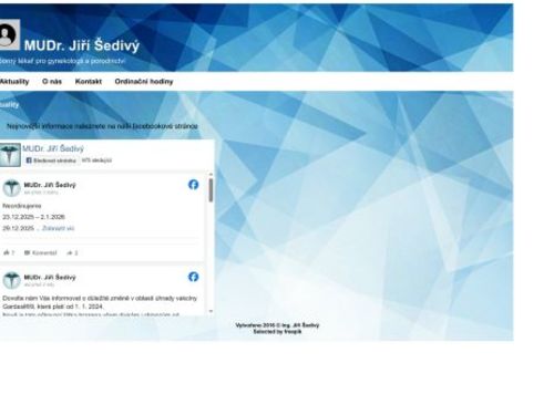 Gynekologie - MUDr. Jiří Šedivý