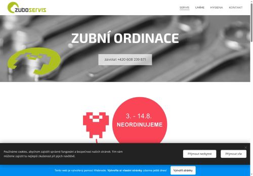 Zobrazit webové stránky Zubní ordinace Zuboservis - MUDr. Stanislav Douša
