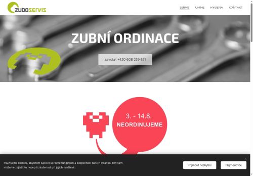 Zobrazit webové stránky Zubní ordinace Zuboservis - MUDr. Stanislav Douša