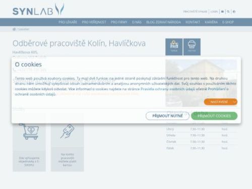 SYNLAB - odběrové pracoviště Kolín, Havlíčkova