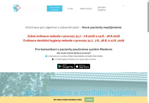 Zobrazit webové stránky Zubní ordinace - MUDr. Silvie Vlachá