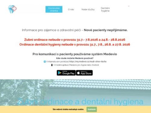 Zubní ordinace - MUDr. Silvie Vlachá