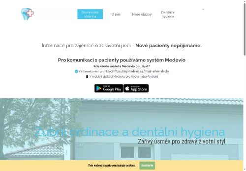 Zobrazit webové stránky Zubní ordinace - MUDr. Silvie Vlachá