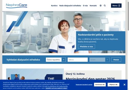 Zobrazit webové stránky Dialyzační středisko s nefrologickou ambulancí Fresenius Medical Care