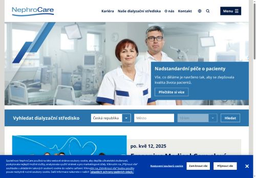 Zobrazit webové stránky Dialyzační středisko a nefrologická ambulance Fresenius Medical Care