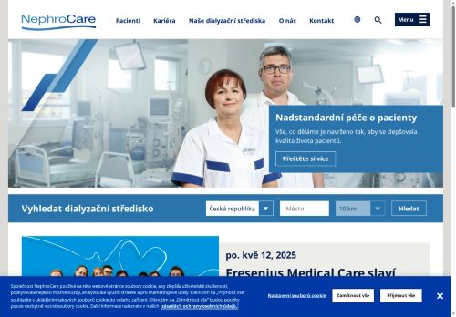 Zobrazit webové stránky Dialyzační středisko a nefrologická ambulance Fresenius Medical Care