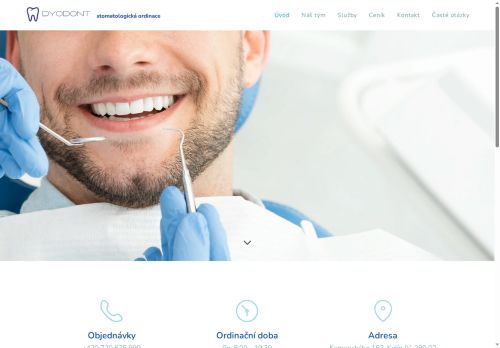 Zobrazit webové stránky Stomatologická ordinace DYODONT - MDDr. Dan Křepelka, MDDr. Jan Korábek