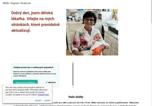 Zobrazit webové stránky Praktický lékař pro děti a dorost - MUDr. Dagmar Straková