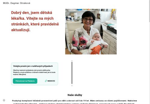 Zobrazit webové stránky Praktický lékař pro děti a dorost - MUDr. Dagmar Straková