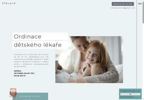 Zobrazit webové stránky Praktický lékař pro děti a dorost - MUDr. Lucie Jechová, MUDr. Martina Třetinová