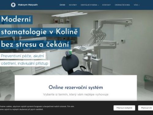Zubní ordinace - Dr. Maksym Malyukh
