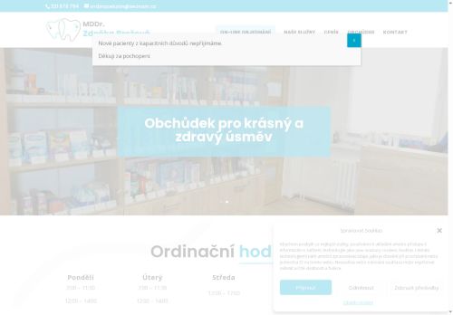 Zobrazit webové stránky Zubní ordinace - MDDr. Zdeňka Brožová