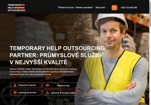 THO Partner s.r.o. nabízí práci na pozici Skladníci, obsluha manipulačních vozíků v obci Praha