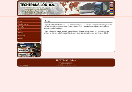 TECHTRANS LOG a.s. nabízí práci na pozici Řidiči tahačů (m/ž) v obci Horoměřice
