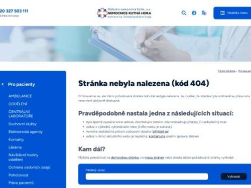 Psychiatrická ambulance - Nemocnice Kutná Hora - MUDr. Tereza Mládková