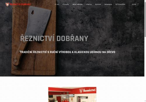 Webové stránky Řeznictví Dobřany s.r.o., Dobřany