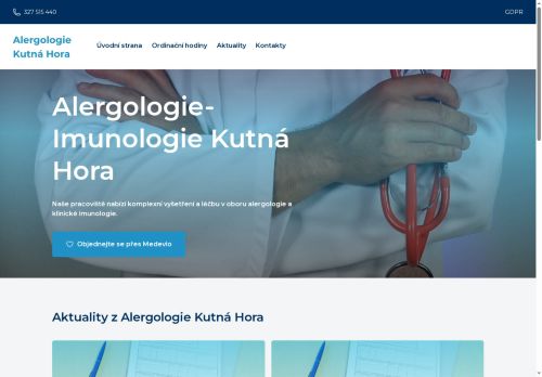 Zobrazit webové stránky Alergologická a imunologická ambulance - MUDr. Anna Tichá, MUDr. Ivona Vondráková