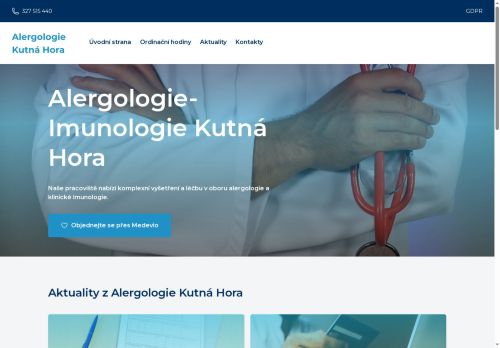 Zobrazit webové stránky Alergologická a imunologická ambulance - MUDr. Anna Tichá, MUDr. Ivona Vondráková