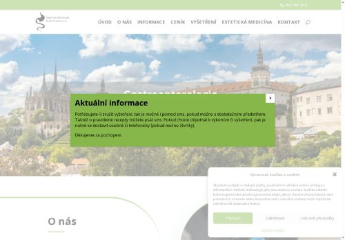 Zobrazit webové stránky Gastroenterologie - MUDr. Václav Kadlec