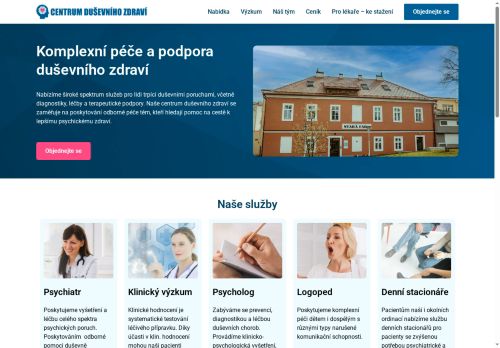 Zobrazit webové stránky Centrum duševního zdraví