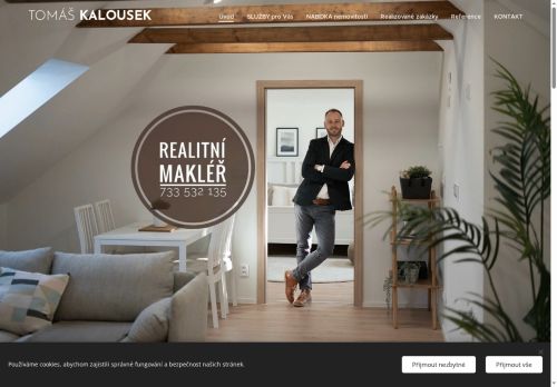 Zobrazit webové stránky Tomáš Kalousek - rodinný realitní makléř