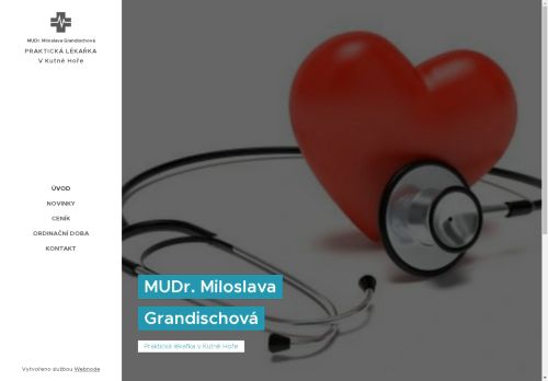 Zobrazit webové stránky Praktický lékař pro dospělé - MUDr. Miloslava Grandischová