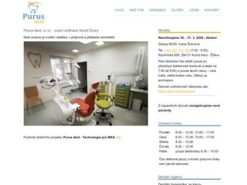 Zubní ordinace Purus dent - MDDr. Kateřina Gerlová
