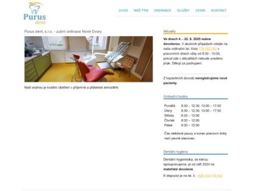 Zubní ordinace Purus dent - MDDr. Kateřina Gerlová