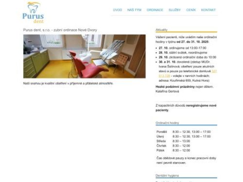 Zubní ordinace Purus dent - MDDr. Kateřina Gerlová