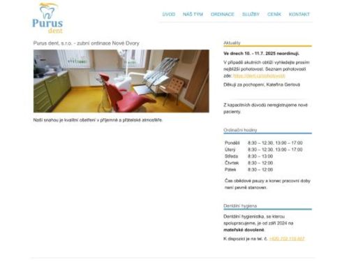 Zubní ordinace Purus dent - MDDr. Kateřina Gerlová