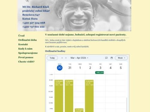 Zubní ordinace - MUDr. Richard Klail