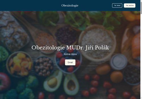 Zobrazit webové stránky Praktický lékař pro dospělé a obezitologická ambulance - MUDr. Jiří Polák