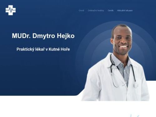 Praktický lékař pro dospělé - MUDr. Dmytro Hejko
