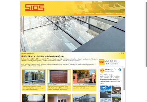 Webové stránky SIOS CZ, s.r.o., Příbram