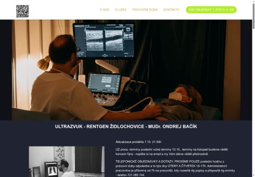 Zobrazit webové stránky Rentgenová a ultrazvuková ambulance - MUDr. Ondrej Bačík
