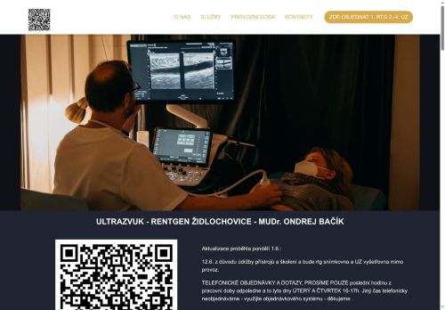 Zobrazit webové stránky Rentgenová a ultrazvuková ambulance - MUDr. Ondrej Bačík