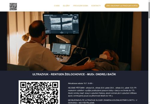 Zobrazit webové stránky Rentgenová a ultrazvuková ambulance - MUDr. Ondrej Bačík