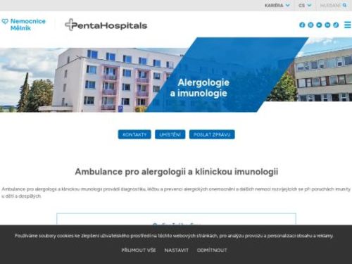 Ambulance pro alergologii a imunologii - Nemocnice Mělník