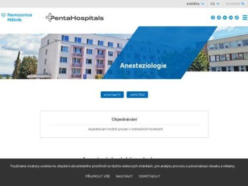 Anesteziologická ambulance - Nemocnice Mělník